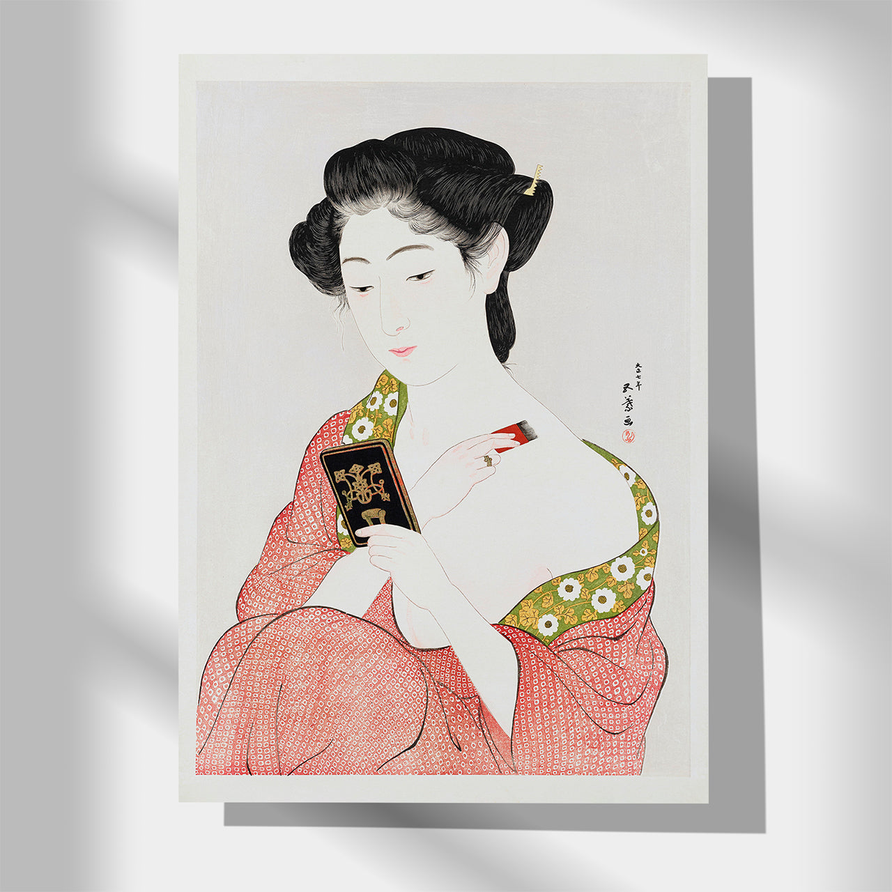 Woman Applying Make-up