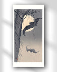Bats and full moon - Japonica Graphic