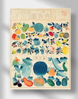 Chart of plants II - Japonica Graphic