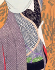 Lady with head cloth - Japonica Graphic