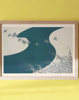 River and migratory birds - Japonica Graphic