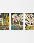 Takiyasha the Witch and the Skeleton Spectre - Set of 3 - Japonica Graphic