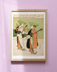 Two Itinerant Musicians - Japonica Graphic
