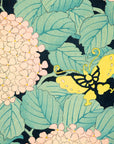 Hydrangeas and Butterflies – Shin Bijutsukai Japanese Pattern Print