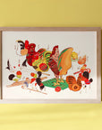 The Rooster - Japonica Graphic