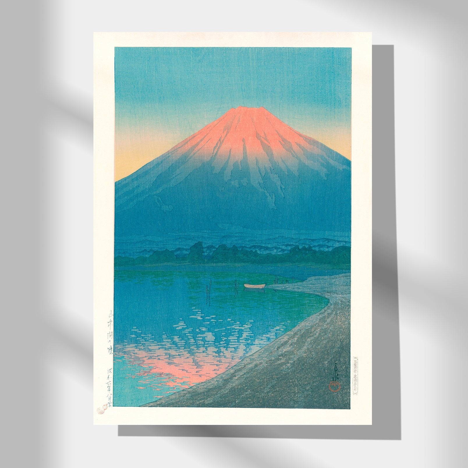 Dawn at Lake Yamanaka - Japonica Graphic