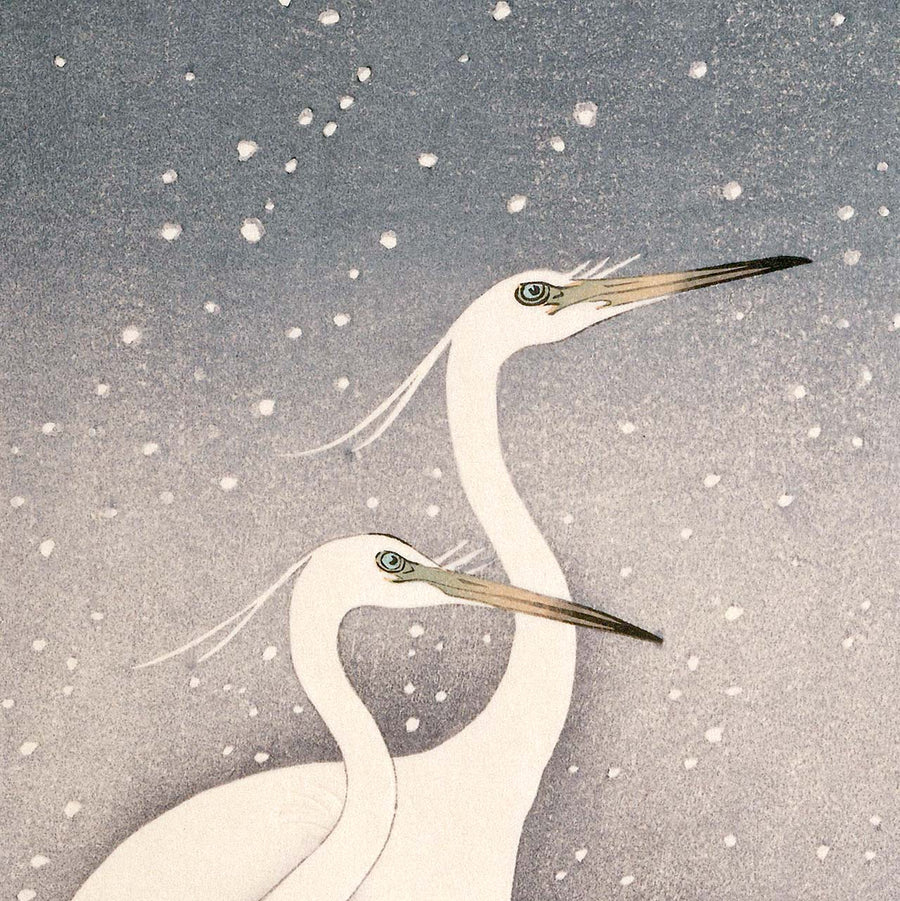 Group of Egrets - Japonica Graphic