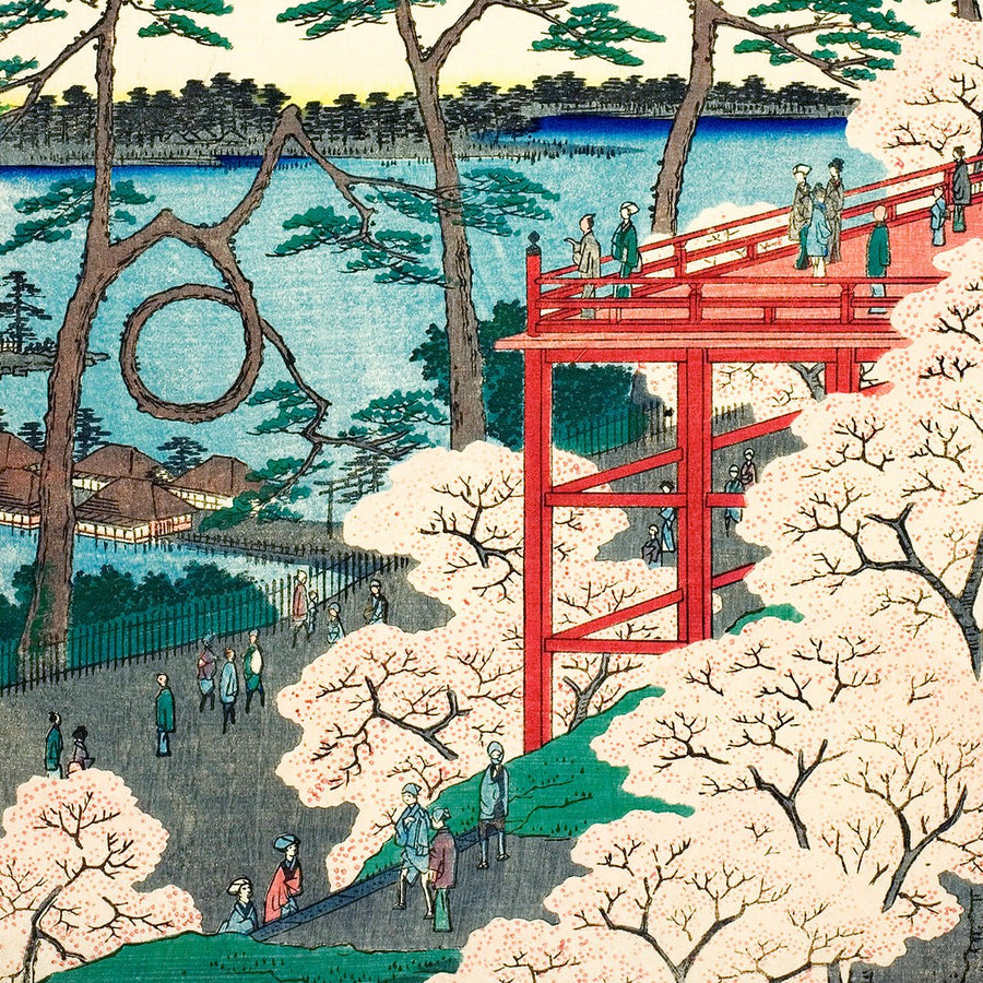 Kiyomizu Hall and Shinobazu Pond at Ueno - Japonica Graphic