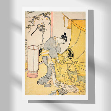 Lovers Parting at Dawn - Japonica Graphic