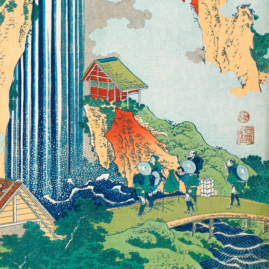 Ono Waterfall on the Kisokaidō - Japonica Graphic