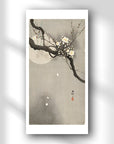 Plum blossom and full moon - Japonica Graphic