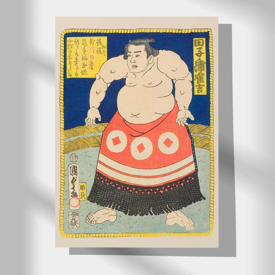 Sumo Wrestler Tagonoura Tsurukichi - Japonica Graphic