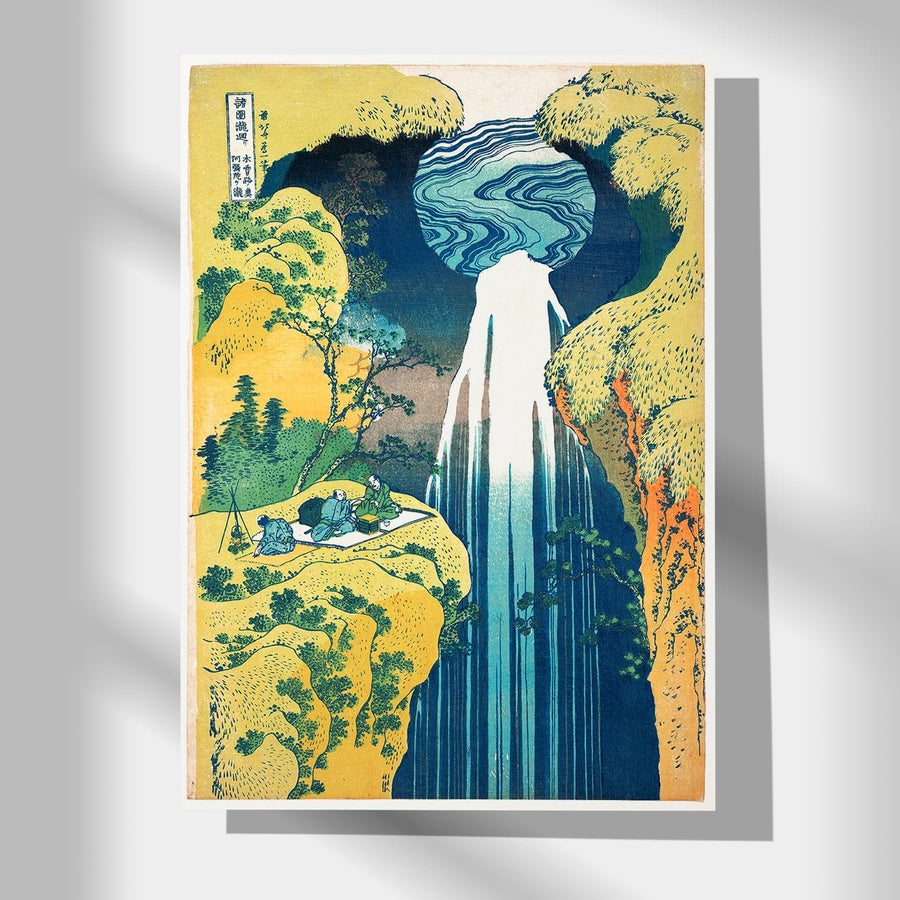 The Amida Falls in the Far Reaches of the Kisokaidō Road - Japonica Graphic