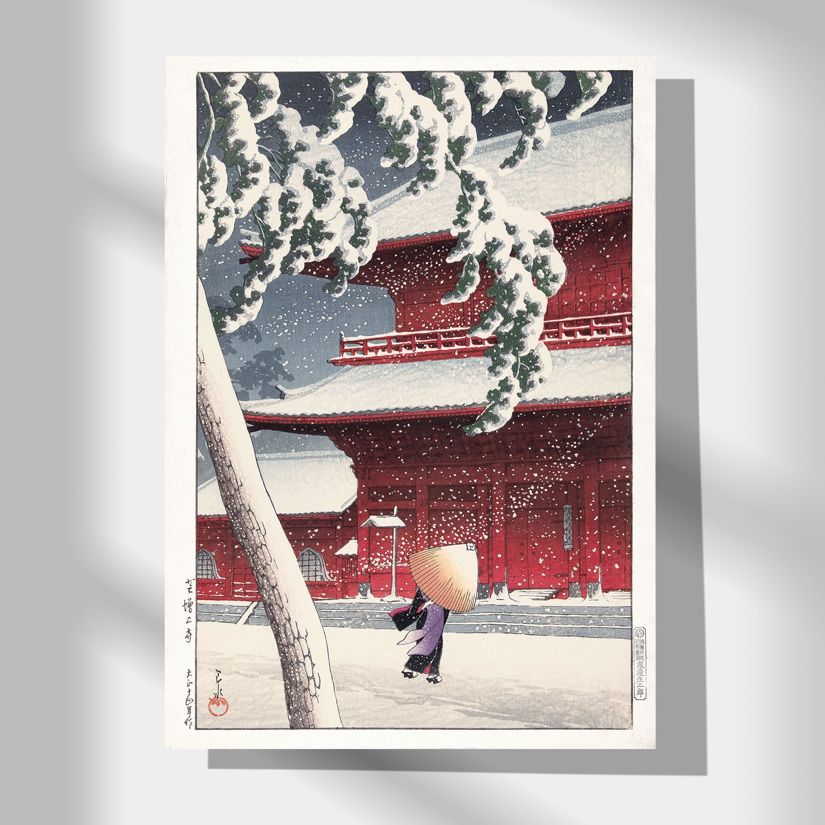 The Zojo-ji Temple, Shiba - Japonica Graphic