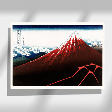 Thunderstorm Beneath the Summit - Japonica Graphic